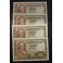 1948- BAYEU - SERIE B - 100 PESETAS - MADRID - 8 BILLETES