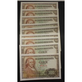 1948- BAYEU - SERIE B - 100 PESETAS - 10 BILLETES