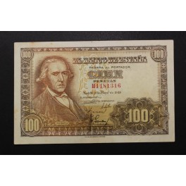 1948- BAYEU - SERIE H - 100 PESETAS - MADRID