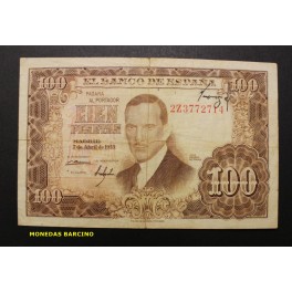 1953- ROMERO DE TORRES -SERIE 2Z- 100 PESETAS