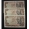 1970- FALLA -SERIE 6X - 100  PESETAS - MADRID - 3 BILLETES