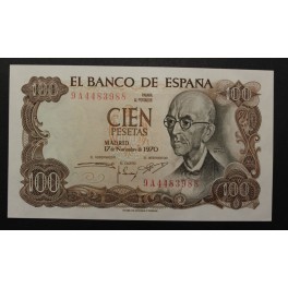 1970- FALLA - SERIE 9A - 100  PESETAS - MADRID