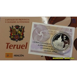 2011- TERUEL - 5 EURO - ARAGON - ESPA&Ntilde;A