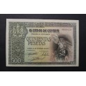 1940- CONDE ORGAZ -SIN SERIE -500 PESETAS- MADRID