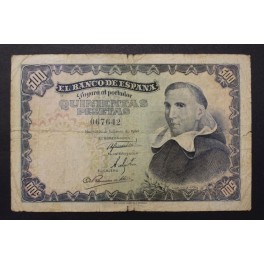 1946- VITORIA - SIN SERIE - 500 PESETAS - MADRID