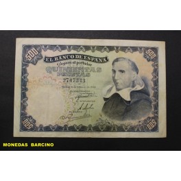 1946- VITORIA - SIN SERIE - 500 PESETAS - MADRID