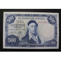 1954- ZULOAGA - SERIE N - 500 PESETAS - MADRID