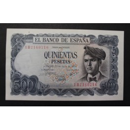 1971- VERDAGUER -SERIE 1H - 500 PESETAS - MADRID