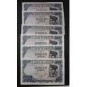 1971-VERDAGUER -SERIE 1N-500 PESETAS-6 BILLETES