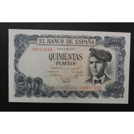 1971-VERDAGUER - SERIE J -500 PESETAS - MADRID