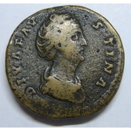 FAUSTINA - SESTERCIO - ROMAN COIN