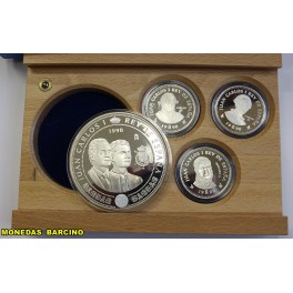 1998- CASA DE BORBON - 2000 - 1000 PESETAS - PLATA -ESPA&Ntilde;A - PLATA