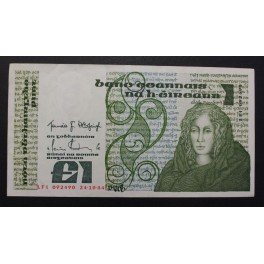 1984- IRLANDA - 1 POUNDS - MAEVE - BILLETE