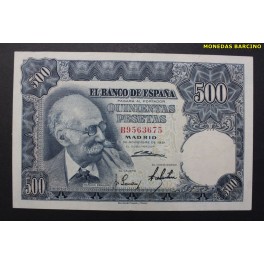 1951- BENLLIURE -SERIE B- 500 PESETAS- MADRID