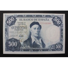 1954- ZULOAGA - SERIE P- 500 PESETAS - MADRID
