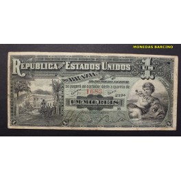 1891-DON PEDRO - 1 MIL REIS- BRASIL -MUSEO