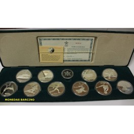 1985- CALGARY 88 -20 DOLLARS- CANADA-10 COINS