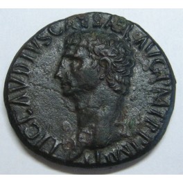 CLAUDIO - AS - ROMAN COIN