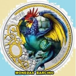 2026- BASILISK GALLO -3 EUROS - AUSTRIA - COLOR