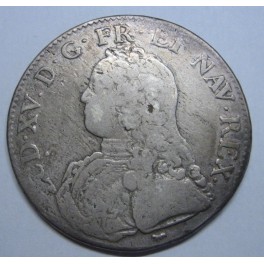 1727- LUIS XV - ECU AUX LAURIERS - FRANCIA 