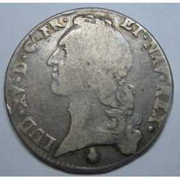 1756 - Q - PERPIGNAN  LUIS XV - ECU DU BANDEAU - FRANCE