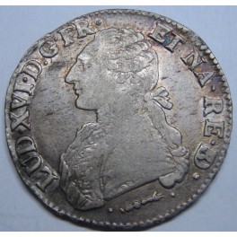 1783 - PAU - LUIS XVI - ECU AUX LAURIERS DU BEARN