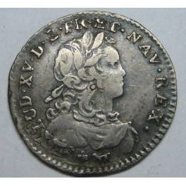 1721 -A - PARIS-  LUIS XV -  1/ 12 ECU DE FRANCE
