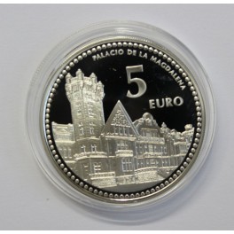 2010- SANTANDER - 5 EUROS - ESPA&Ntilde;A- PLATA