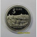 2010- AVILA - 5 EUROS - ESPA&Ntilde;A- PLATA- MURALLA