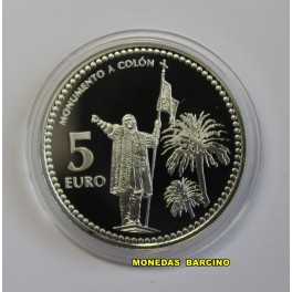 2012- HUELVA - 5 EUROS- ESPA&Ntilde;A - COLON