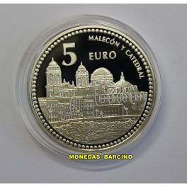 2011- CADIZ - 5 EUROS- ESPA&Ntilde;A- MALECON -PLATA