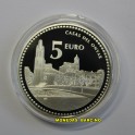 2011- GIRONA- 5 EUROS- ESPA&Ntilde;A- ONYAR - PLATA