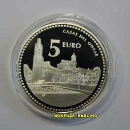2011- GIRONA- 5 EUROS- ESPA&Ntilde;A- ONYAR - PLATA