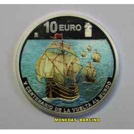 2019- VUELTA AL MUNDO - 10  EUROS - ESPA&Ntilde;A - PLATA