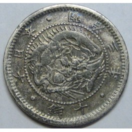 1870 - 10 SEN - JAPON - YEAR 3  - MEIJI