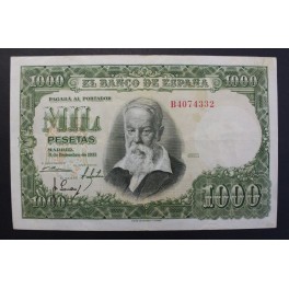 1951- SOROLLA - SERIE B - 1000 PESETAS - MADRID