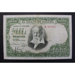 1951- SOROLLA - SERIE B - 1000 PESETAS - MADRID