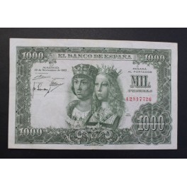 1957- CATOLICOS -SERIE A -1000 PESETAS - MADRID