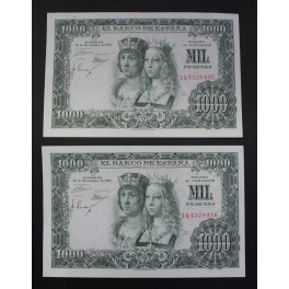 1957-REYES CATOLICOS -SERIE 1Q-1000 PESETAS