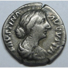 FAUSTINA LA MENOR  - DENARIO - ROMAN COIN  - CERES 