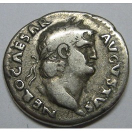 NERON  - DENARIO - ROMAN COIN - SALUS