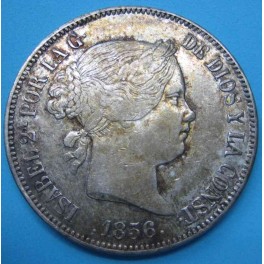 ISABEL II 20 reales 1856. www.casadelamoneda.com