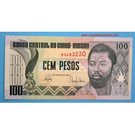1990 GUINEA-100 pesos-www.casadelamoneda.com