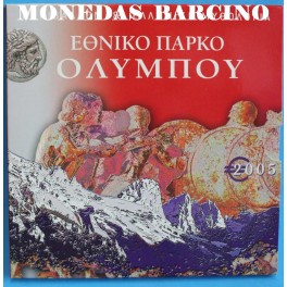 2005 - GRECIA  -  EUROS- EUROCOIN SET-OLYMPUS