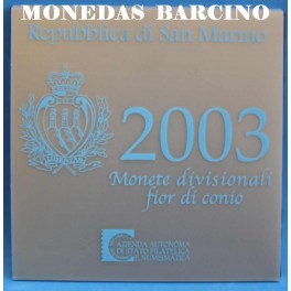 2003 - SAN MARINO - EUROS - BLISTER COLECCION