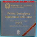 2002- ITALIA -  EUROS - BLISTER- COIN SET-MONEDAS BARCINO